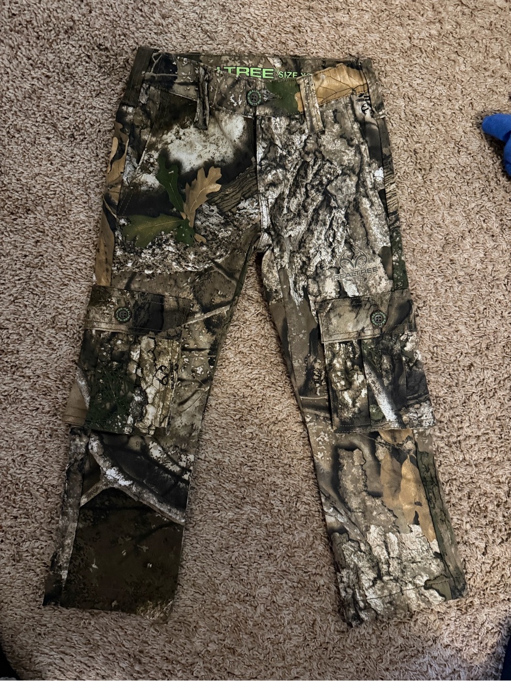 Realtree Camouflage Pants in Green and Brown